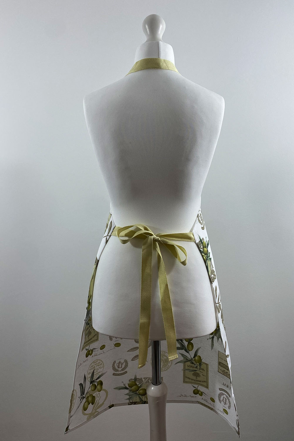 Olive Apron Back
